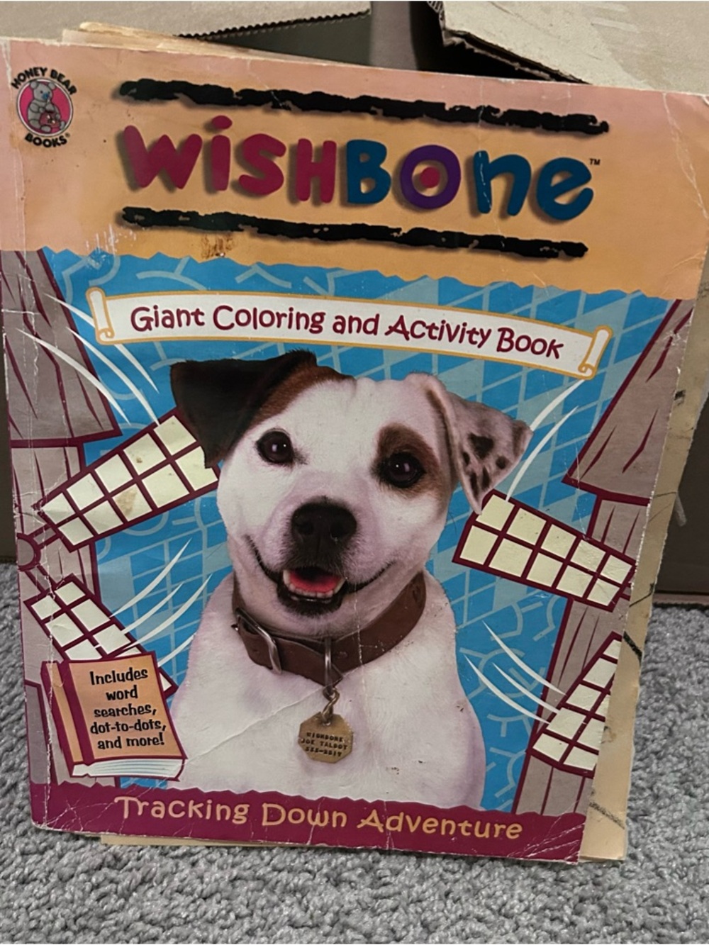 Vintage Wishbone Giant Coloring & Activity Book